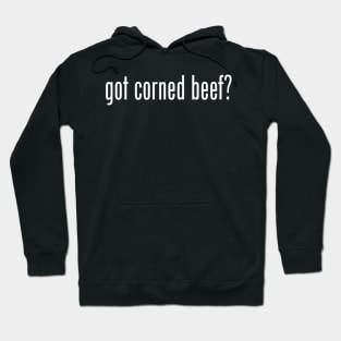 Got Corned Beef? Filipino Food Humor Design by AiReal Apparel Hoodie